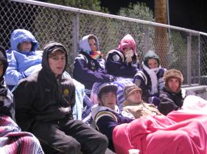 These fans were just as brave!