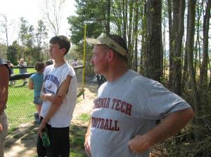 My Host for the afternoon - Panther Football Head Man- Coach Comer.