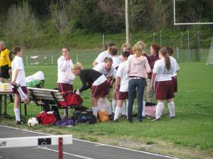 Head Coach Crystal Richards and her 1ST team in history.