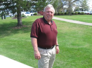 The man that gets the credit for the beautiful conditions of the course.