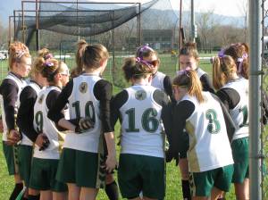 Team meeting before Game Time