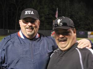 Kenny Rinker was working the bases last night and stopped buy between innings to show "Buck" some love!