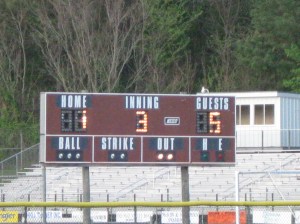 Gap took an early 5-1 lead in the 3RD inning.