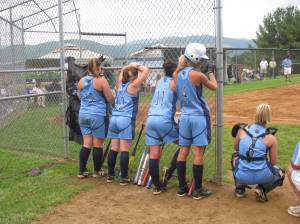 05 27 09 002 The Lady Panthers were supporting their team mates in full force Wednesday.