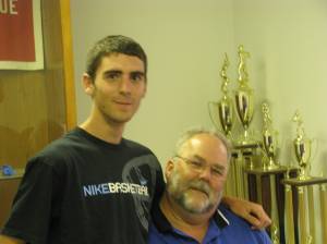 Senior Joseph Lucas and Little Giants Skipper Webber Payne