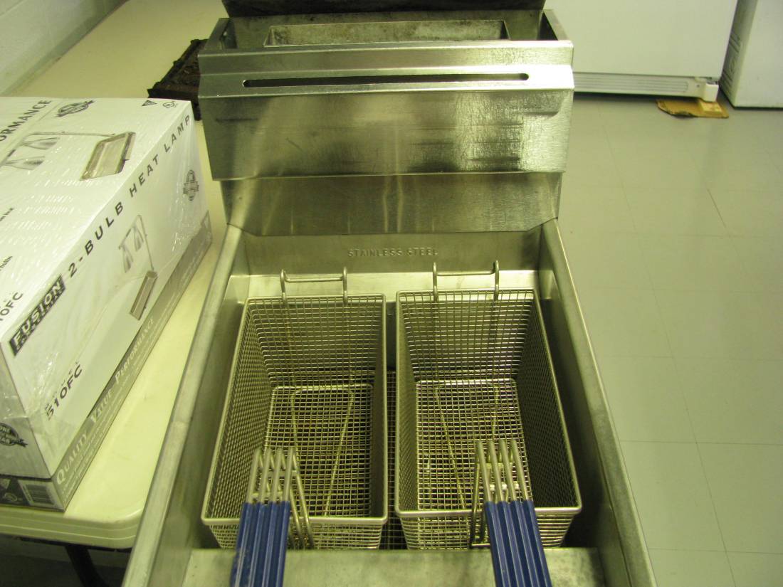 The Generals Canteen New Deep Fryer ! We will be selling Hatfield Fries this season.