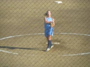 Kristy McDaniel on the Mound.