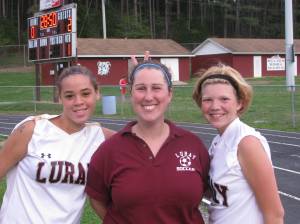 Coach Crystal and some of her Lady Bulldogs