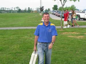 May 15 2009 087 Roger after closing down the Ticket Window.