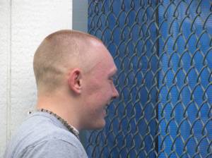 May 15 2009 107 Central's QB enjoying the contest from behind Home Plate