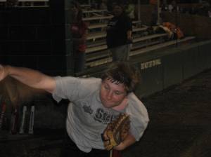 May 8TH 172 An action shot of young Cory Ramsey, son of Keith.