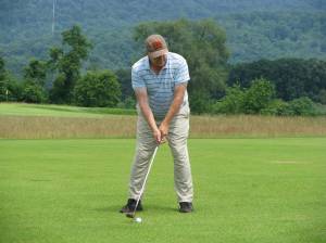 06 26 09 048 PN & C's Bill Meade on the Tee Box...