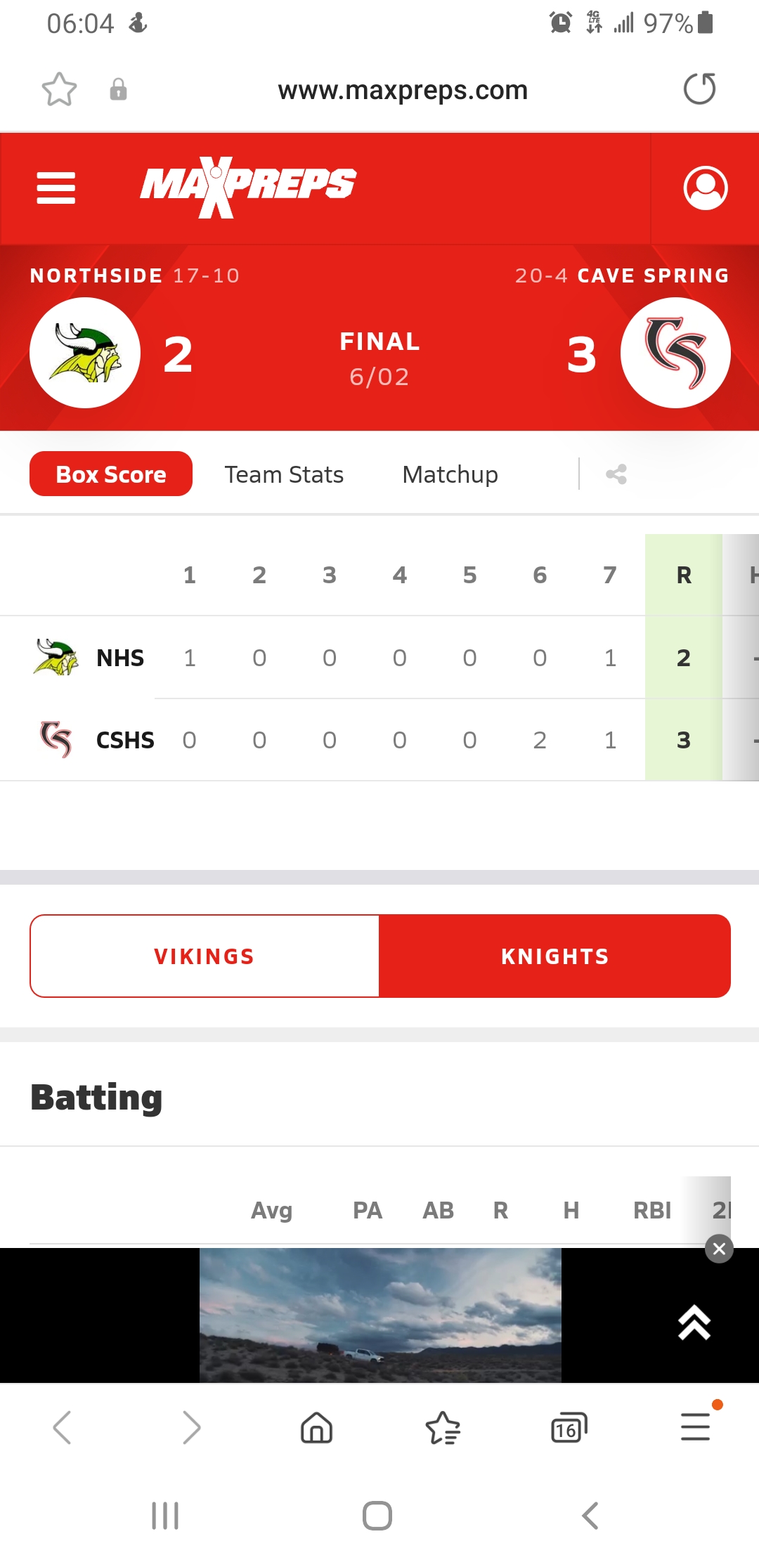 Class 3D Softball ends with a Flurry as Cave Spring rallies to defeat