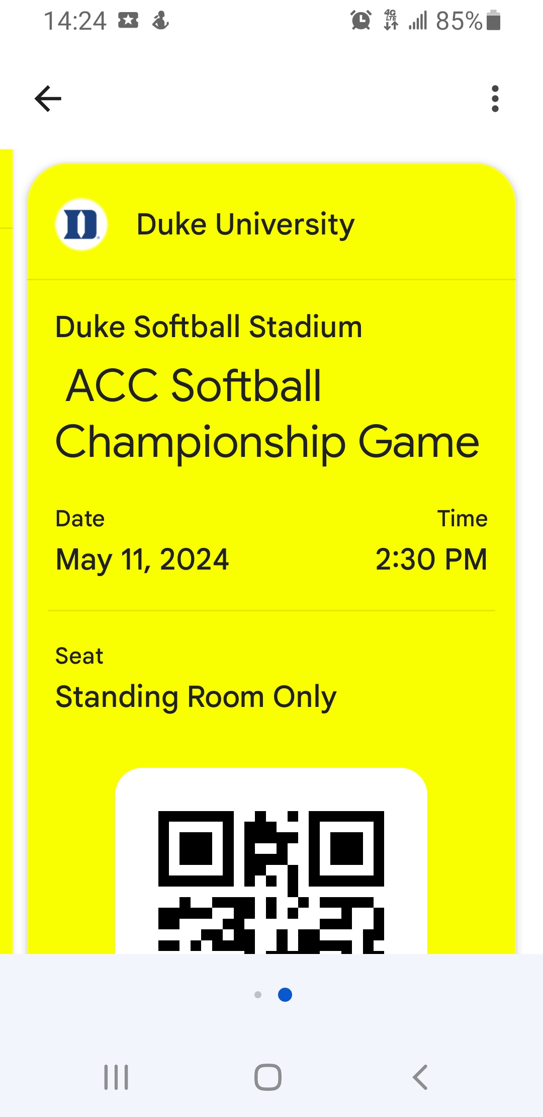 ACC Softball Championship Game has #1 vs #2 on Duke’s East Campus ...